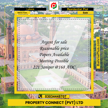 Residential Plot for Sale in Bahria Town, Lahore - (BP-297501)