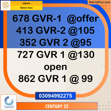 10 Marla Residential Plot for Sale in Bahria Town, Lahore - (BP-297813)