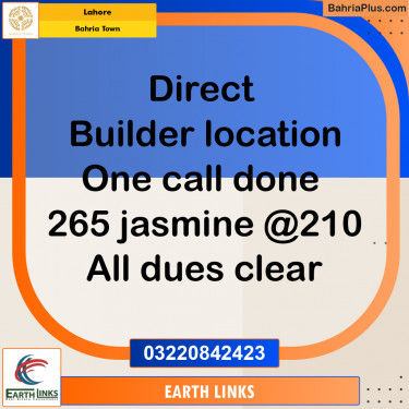 Residential Plot for Sale in Bahria Town, Lahore - (BP-298126)