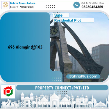 10 Marla Residential Plot for Sale in Sector F - Alamgir Block -  Bahria Town, Lahore - (BP-298179)