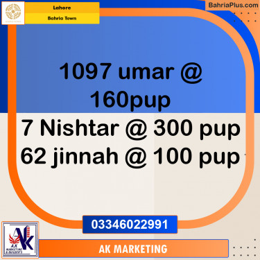 10 Marla Residential Plot for Sale in Bahria Town, Lahore - (BP-299370)