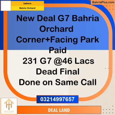 Residential Plot for Sale in Bahria Orchard, Lahore - (BP-299404)