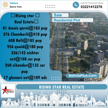 Residential Plot for Sale in Bahria Town, Lahore - (BP-299620)