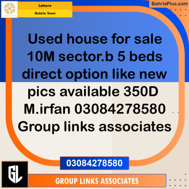 Residential House for Sale in Bahria Town, Lahore - (BP-299793)