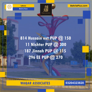 5 Marla Residential Plot for Sale in Bahria Town, Lahore - (BP-299912)