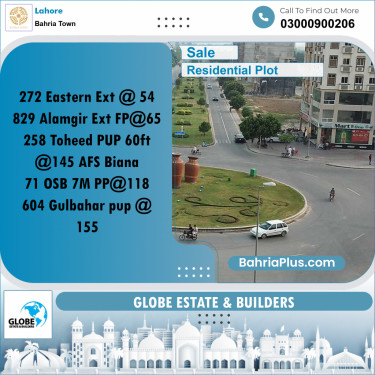 Residential Plot for Sale in Bahria Town, Lahore - (BP-299938)