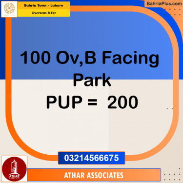 10 Marla Residential Plot for Sale in Overseas B Ext -  Bahria Town, Lahore - (BP-300018)