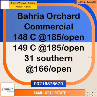 4 Marla Residential Plot for Sale in Phase 2 - C Block -  Bahria Orchard, Lahore - (BP-300188)