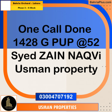 5 Marla Residential Plot for Sale in Phase 2 - G Block -  Bahria Orchard, Lahore - (BP-300226)