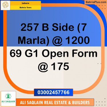 Commercial Plot for Sale in Bahria Town, Lahore - (BP-300415)