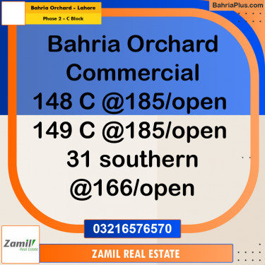4 Marla Residential Plot for Sale in Phase 2 - C Block -  Bahria Orchard, Lahore - (BP-300497)