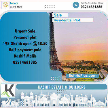 Residential Plot for Sale in Bahria Town, Lahore - (BP-300658)