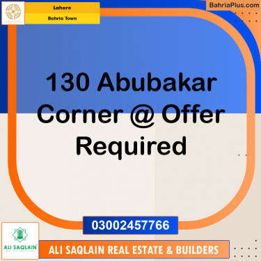 Residential Plot for Sale in Bahria Town, Lahore - (BP-300727)