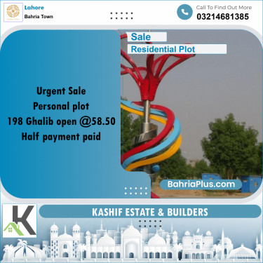 Residential Plot for Sale in Bahria Town, Lahore - (BP-300895)