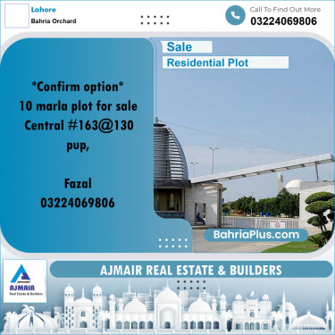 Residential Plot for Sale in Bahria Orchard, Lahore - (BP-301058)