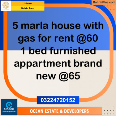 Residential House for Rent in Bahria Town, Lahore - (BP-301200)