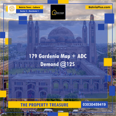 5 Marla Residential Plot for Sale in Sector C - Gardenia 1 -  Bahria Town, Lahore - (BP-301388)