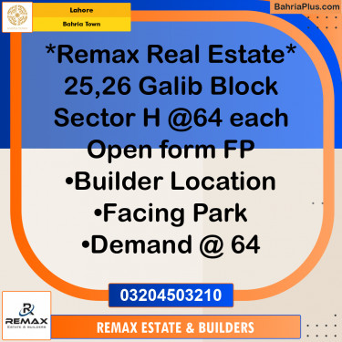 5 Marla Residential Plot for Sale in Bahria Town, Lahore - (BP-301425)