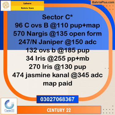 Residential Plot for Sale in Bahria Town, Lahore - (BP-301559)