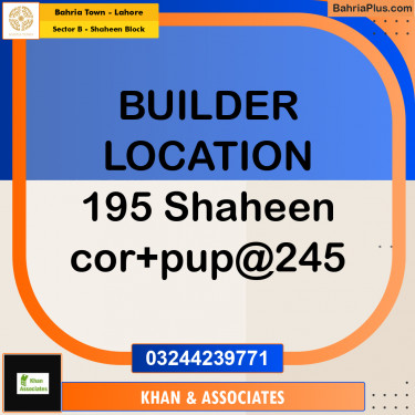 10 Marla Residential Plot for Sale in Sector B - Shaheen Block -  Bahria Town, Lahore - (BP-301780)