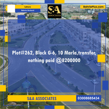 10 Marla Residential Plot for Sale in Bahria Orchard, Lahore - (BP-301800)