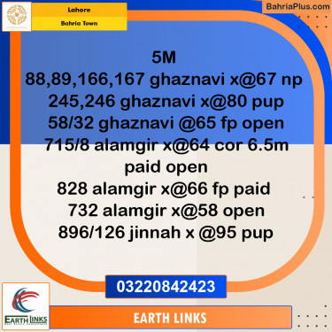 Residential Plot for Sale in Bahria Town, Lahore - (BP-302523)