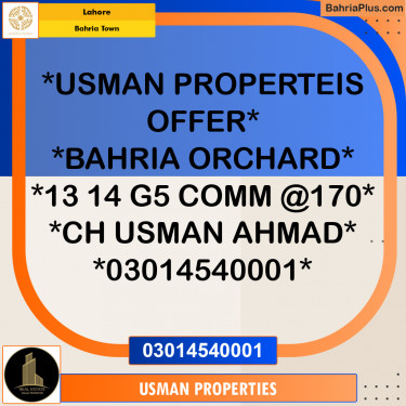 Residential Plot for Sale in Bahria Town, Lahore - (BP-302886)