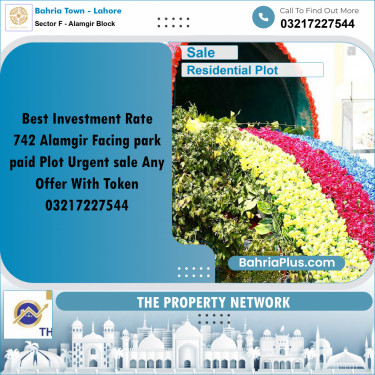 5 Marla Residential Plot for Sale in Sector F - Alamgir Block -  Bahria Town, Lahore - (BP-303032)
