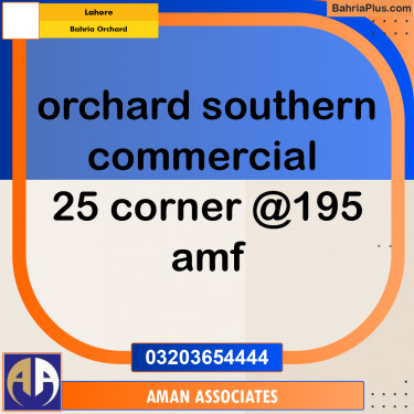Commercial Plot for Sale in Bahria Orchard, Lahore - (BP-303486)