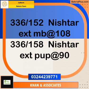 Residential Plot for Sale in Bahria Town, Lahore - (BP-304112)