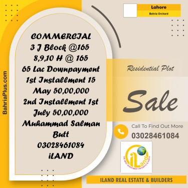 4 Marla Residential Plot for Sale in Bahria Orchard, Lahore - (BP-304695)