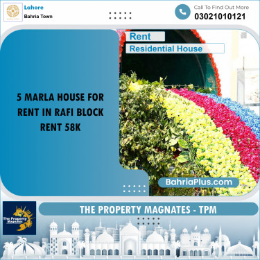 Residential House for Rent in Bahria Town, Lahore - (BP-304770)