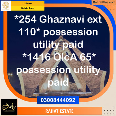 10 Marla Residential Plot for Sale in Bahria Town, Lahore - (BP-304819)