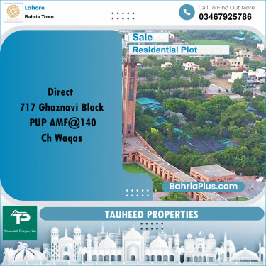10 Marla Residential Plot for Sale in Bahria Town, Lahore - (BP-304860)