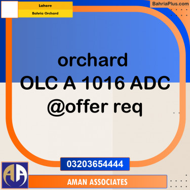 Residential Plot for Sale in Bahria Orchard, Lahore - (BP-305146)