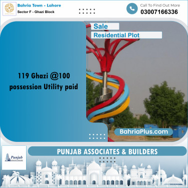Residential Plot for Sale in Sector F - Ghazi Block -  Bahria Town, Lahore - (BP-305464)