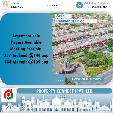 Residential Plot for Sale in Bahria Town, Lahore - (BP-305718)