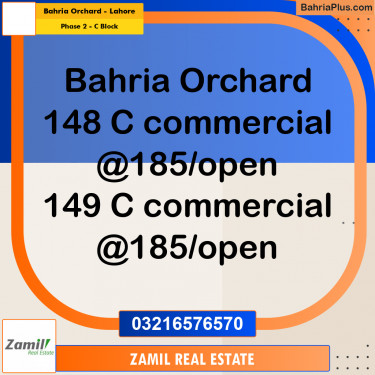 4 Marla Residential Plot for Sale in Phase 2 - C Block -  Bahria Orchard, Lahore - (BP-305790)