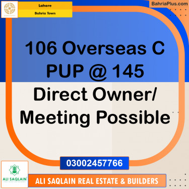 Residential Plot for Sale in Bahria Town, Lahore - (BP-306001)