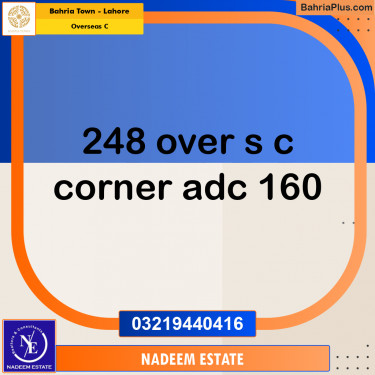 Residential Plot for Sale in Overseas C -  Bahria Town, Lahore - (BP-306125)