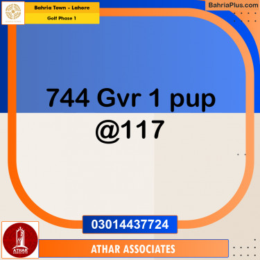 10 Marla Residential Plot for Sale in Golf Phase 1 -  Bahria Town, Lahore - (BP-306228)