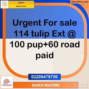5 Marla Residential Plot for Sale in Bahria Town, Lahore - (BP-306454)