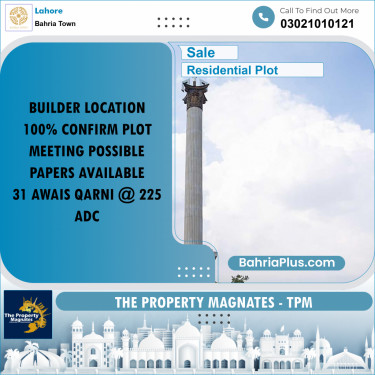 Residential Plot for Sale in Bahria Town, Lahore - (BP-306565)