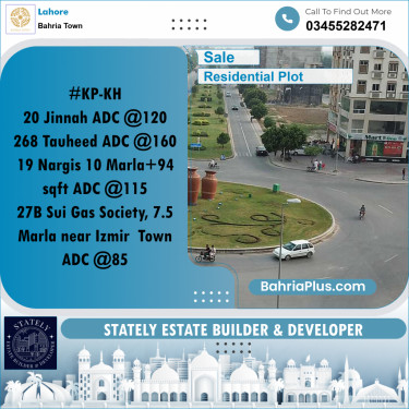 Residential Plot for Sale in Bahria Town, Lahore - (BP-306668)