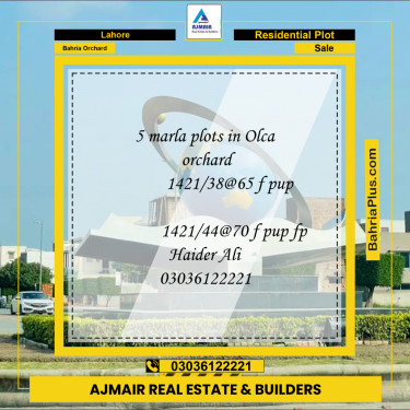 Residential Plot for Sale in Bahria Orchard, Lahore - (BP-306859)