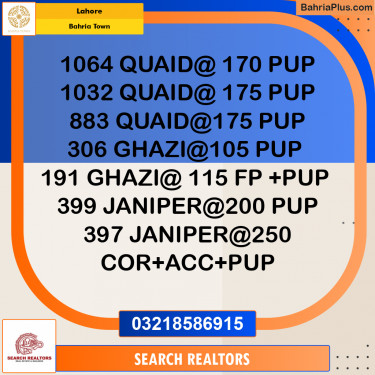 Residential Plot for Sale in Bahria Town, Lahore - (BP-307052)