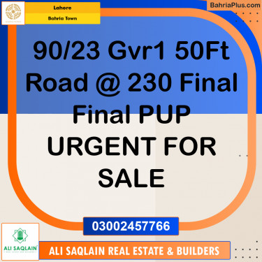 Residential Plot for Sale in Bahria Town, Lahore - (BP-307082)