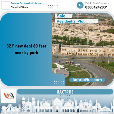 5 Marla Residential Plot for Sale in Phase 2 - F Block -  Bahria Orchard, Lahore - (BP-307109)