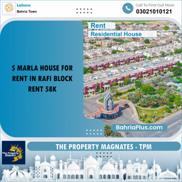 Residential House for Rent in Bahria Town, Lahore - (BP-307176)
