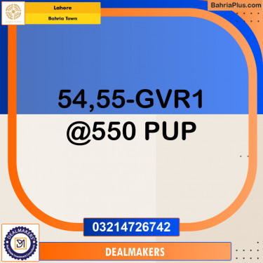 1 Kanal Residential Plot for Sale in Bahria Town, Lahore - (BP-307205)